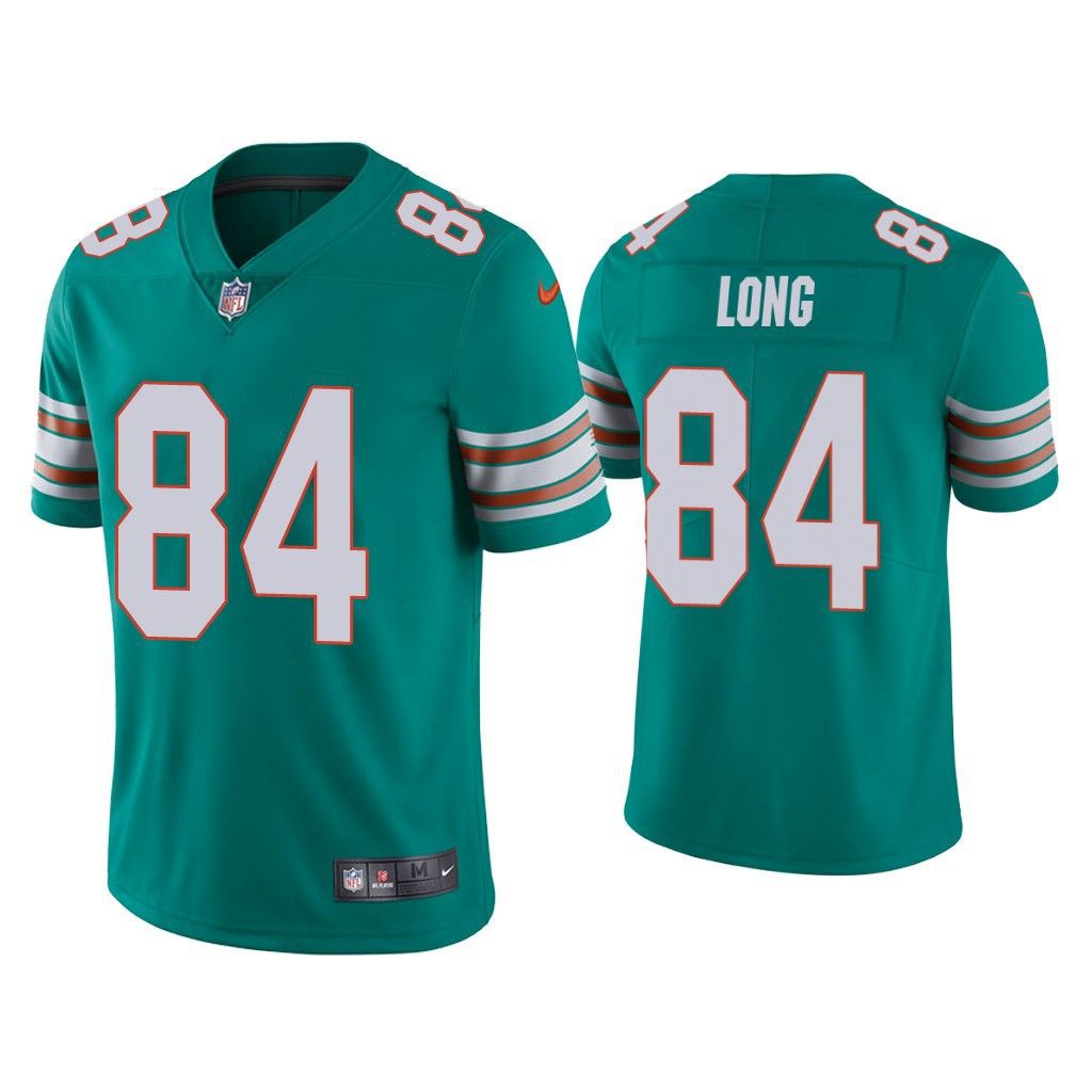 Men Miami Dolphins 84 Hunter Long Nike Green Limited NFL Jersey